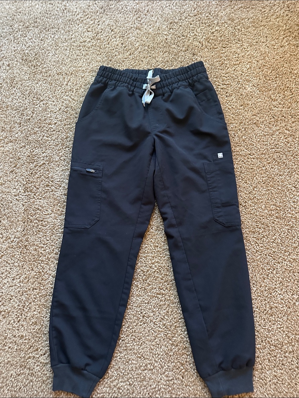 Figs Women's Black Track Jogger Pants